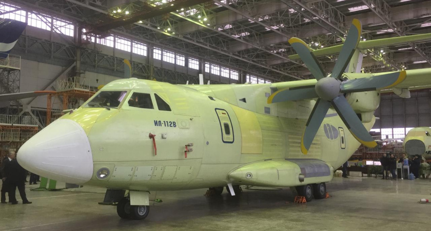 На воронежском авиазаводе первый самолет Ил-112В передали на летные испытания