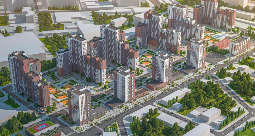 Воронежский «Домостроительный комбинат» присоединился к концепции «двор без машин»