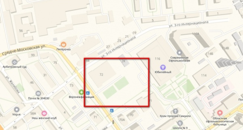 Новый спорткомплекс в центре Воронежа начнут строить в 2020 году