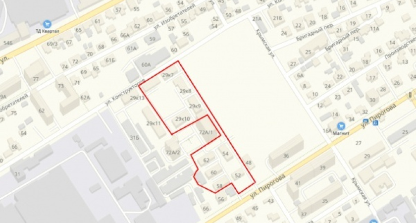 В Воронеже застройщики снова проигнорировали торги на освоение ветхого квартала на Пирогова 