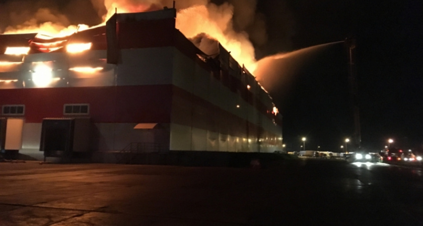 Власти назвали вероятную причину крупнейшего в Воронежской области техногенного пожара
