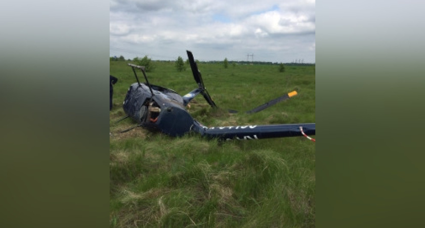 Под Воронежем снова упал вертолет