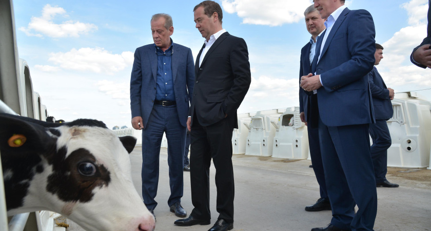 Дмитрий Медведев оценил уровень развития воронежских сел и качество дорог