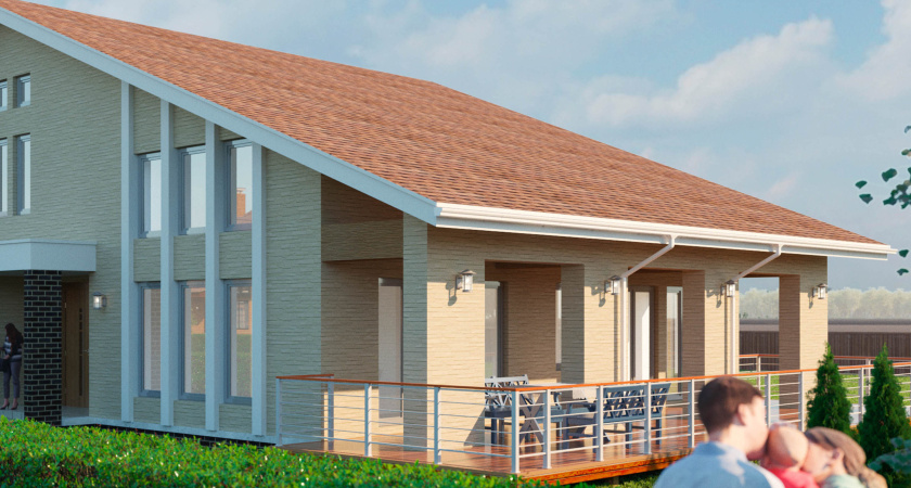 «Домостроительный комбинат» представил первые эскизы «умных домов» в экодеревне под Воронежем 