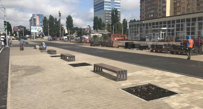 В Воронеже торговцы бывшей ярмарки на Димитрова вышли на пикет