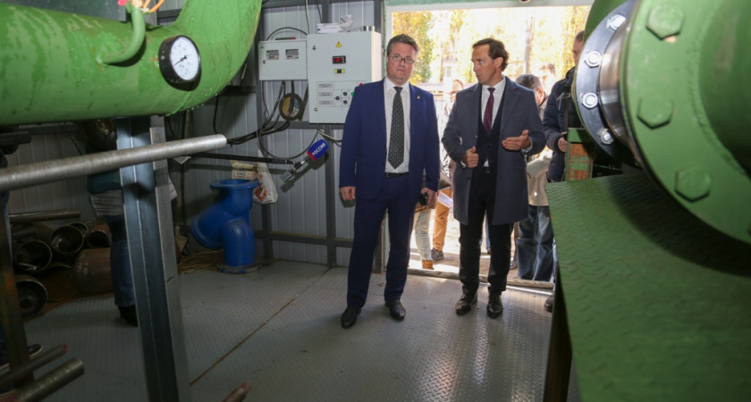 Мэр Вадим Кстенин проконтролировал ход модернизации теплоэнергетического хозяйства Воронежа