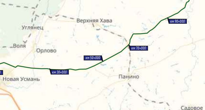 На капремонт 8-километрового участка трассы «Воронеж-Тамбов» могут направить 510 млн рублей