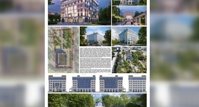 В Воронеже выбрали лучшие концепции фасадов нового медцентра с часовней 