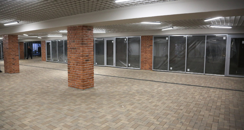 В Воронеже продолжается реконструкция второй очереди подземного перехода у цирка