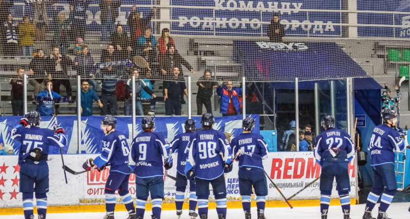 После серии домашних матчей воронежский ХК «Буран» находится в одном балле от зоны плей-офф