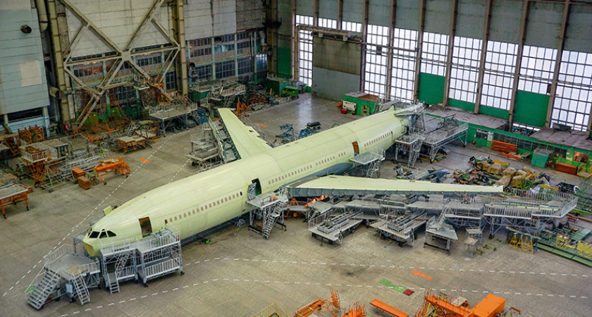 Воронежский авиазавод передал первый Ил-96-400М на окончательную сборку