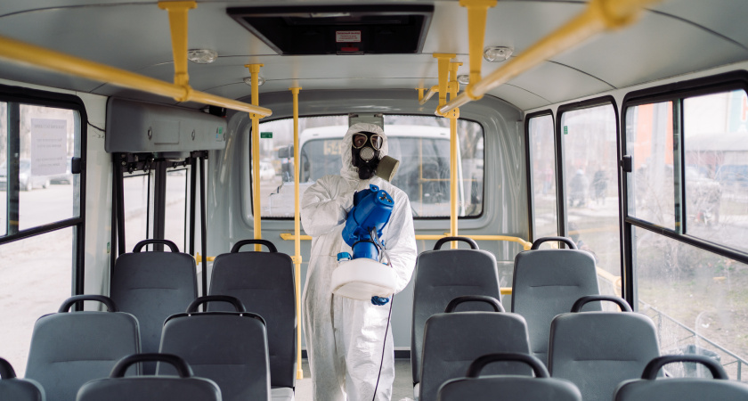 Воронежские маршрутки начали дезинфицировать после каждого рейса