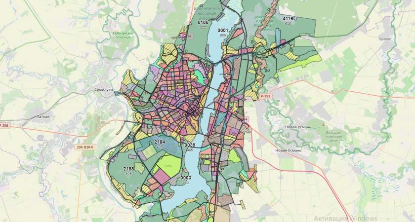В генплане Воронежа пообещали сохранить зеленые зоны и разгрузить центр