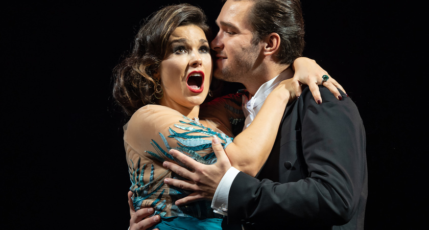 Оперная дива выступила в Воронеже вместе с солистом немецкого театра 