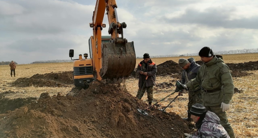 На землях вблизи стройки Агроэко под Воронежем найдены останки 14 солдат