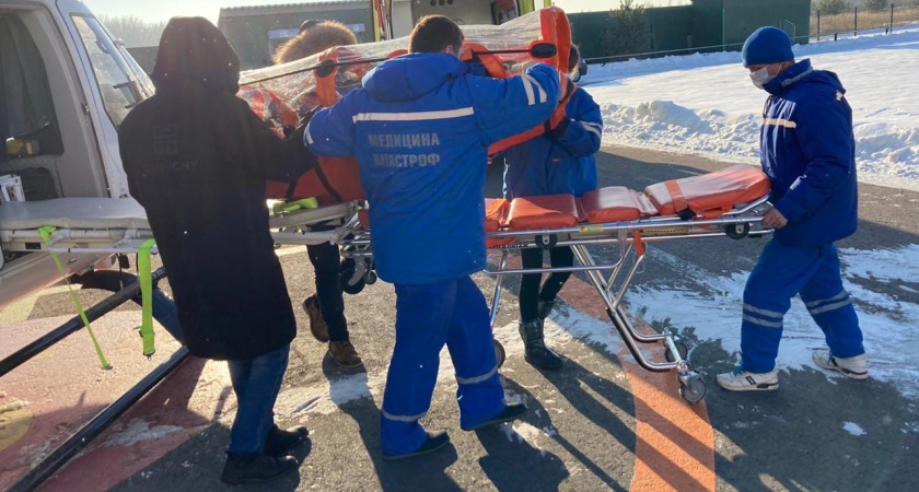 Пациента с ковидом впервые транспортировали в Воронеж на вертолете