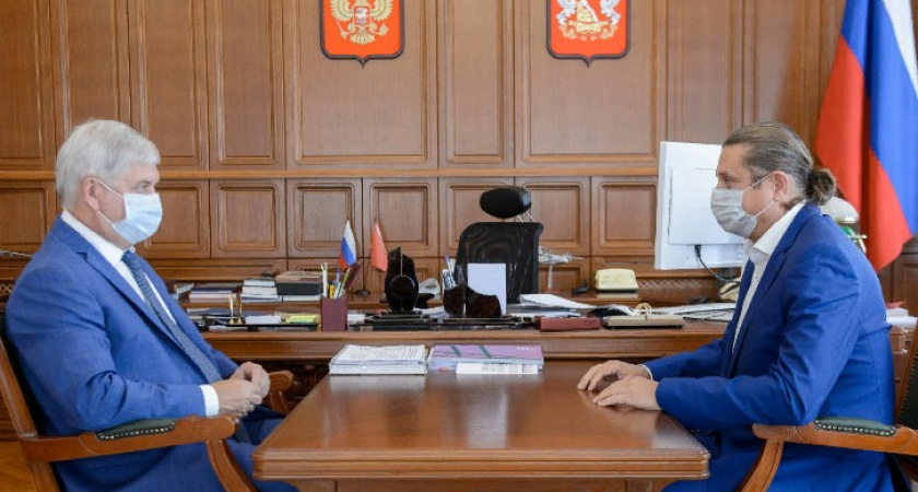 Глава Воронежской области встретился с депутатом Госдумы Сергеем Чижовым