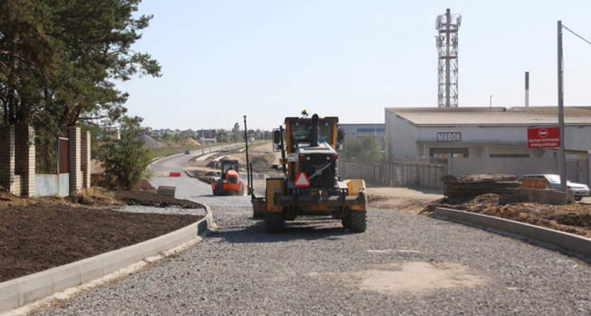 К середине октября в Воронеже завершится строительство дороги за 176 млн рублей