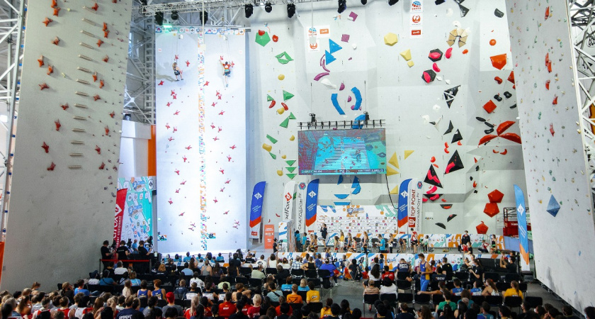 Последний день Первенства мира по скалолазанию в Воронеже не обошелся без чемпиона из России