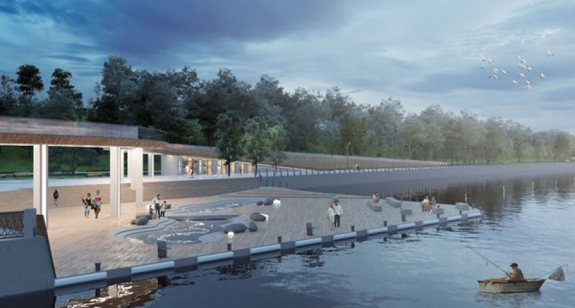 На благоустройство первой очереди Петровской набережной в Воронеже заложили 762,2 млн рублей