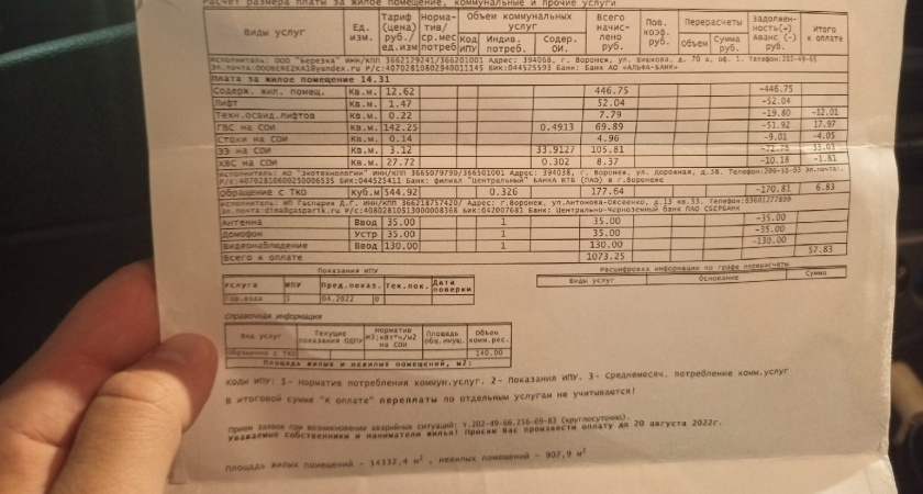 Доля расходов населения на ЖКУ и топливо в Воронежской области превысили российские показатели
