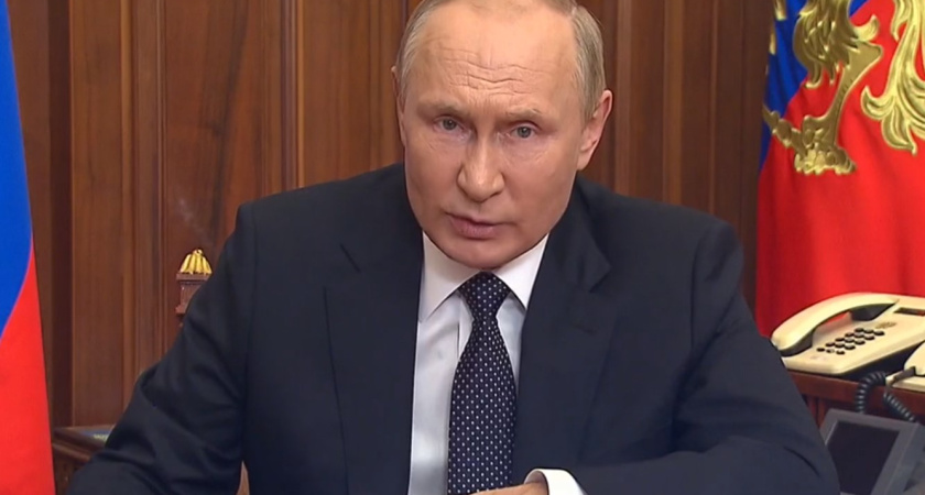 Президент РФ Владимир Путин объявил о частичной мобилизации 