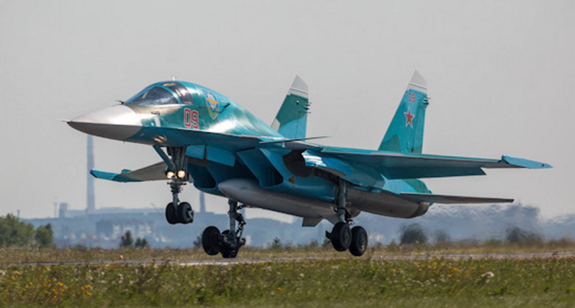 Самолет Су-34 потерпел крушение под Воронежской областью