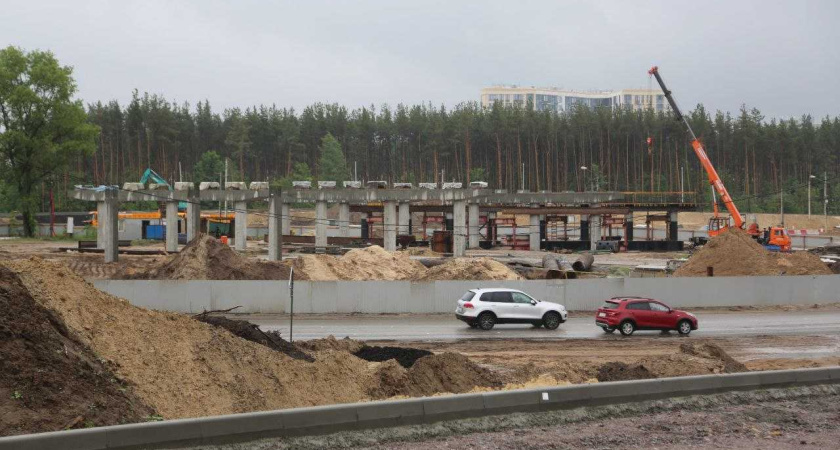 Третий этап работ на Остужевской развязке разыграют в следующем году