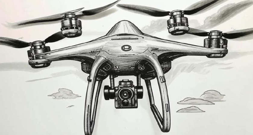 В райцентре Воронежской области сбили беспилотник – начался пожар