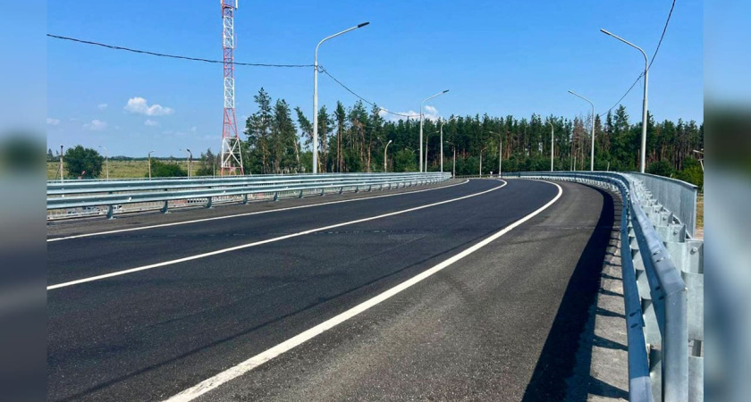 На М-4 «Дон» в Воронежской области досрочно отремонтировали путепровод