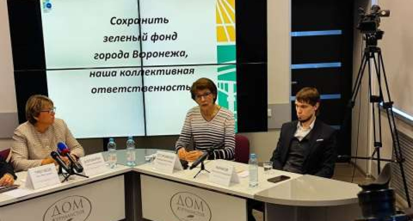 Озеленение Воронежа обсудили в доме журналистов