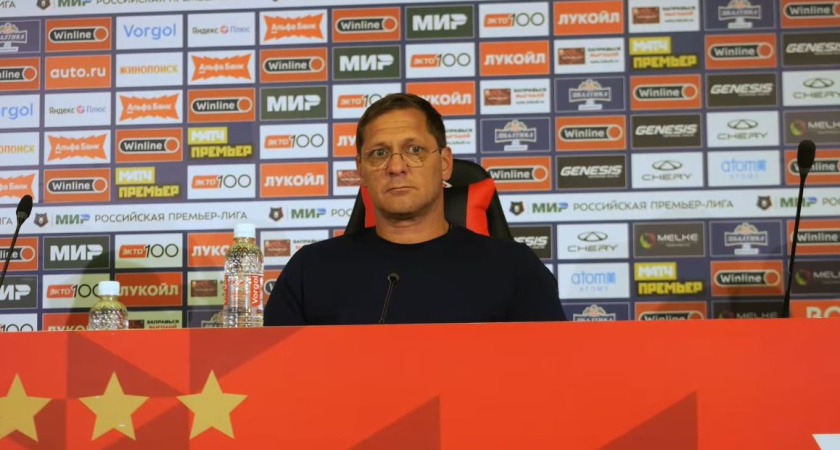 Тренер воронежского «Факела» Пятибратов испытал стыд после поражения от «Спартака»