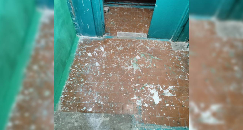 Ремонт с подвохом превратил подъезд воронежской многоэтажки в «арт-инсталляцию»