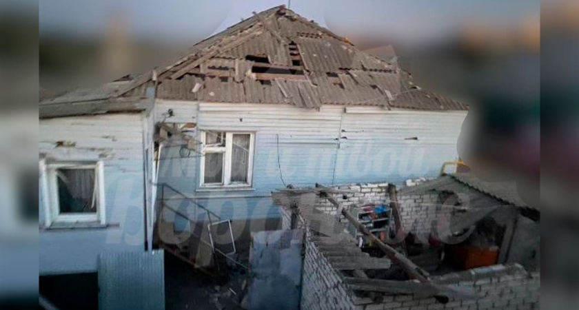 Опубликовано видео с последствиями атаки беспилотников на Воронежскую область