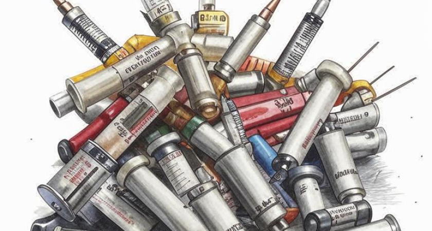 Незаконную свалку со шприцами обнаружили жители Воронежской области