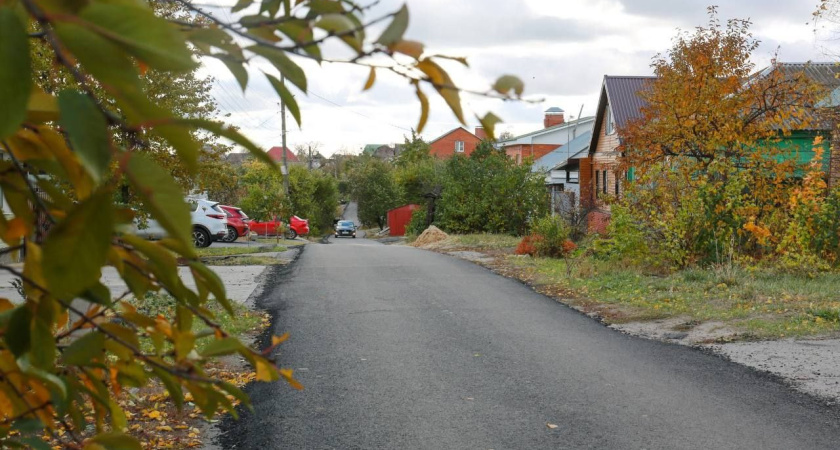 В Воронеже закончили основные работы по асфальтированию частного сектора