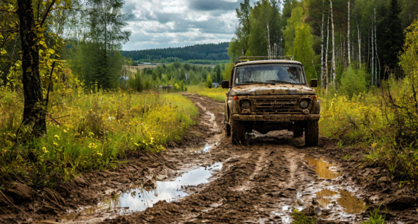 Проблема с тонущей в грязи дорогой в Воронежской области дошла до Бастрыкина