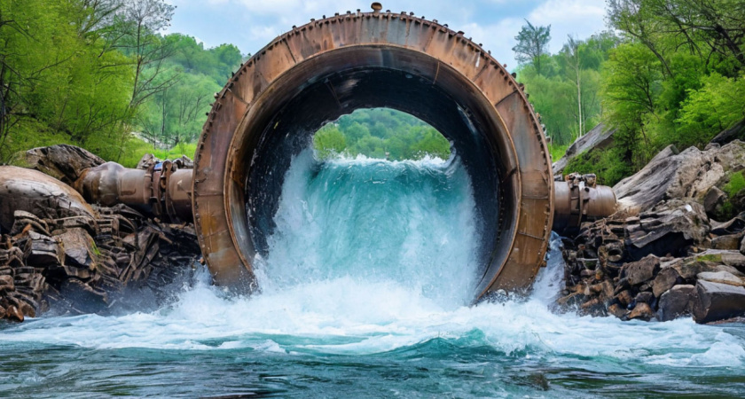 Прорыв трубы оставил тысячи воронежцев без воды