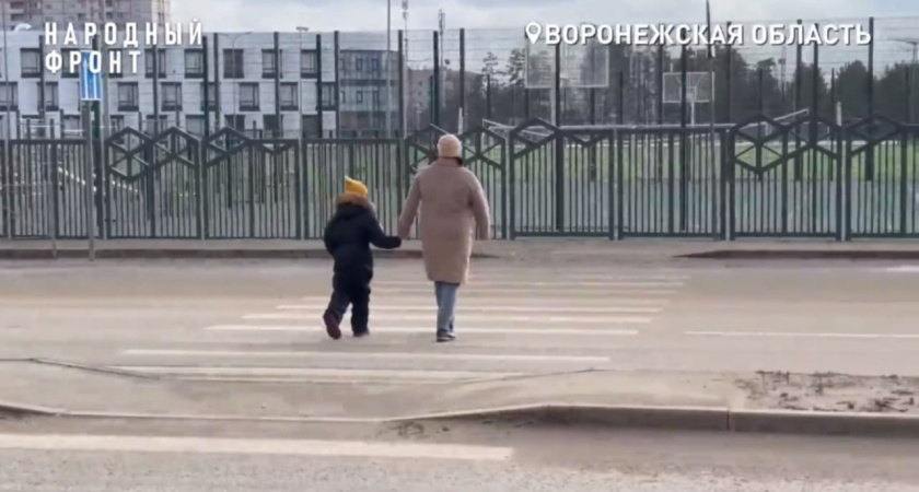 Родители боятся отпускать детей в школу из-за опасного перехода в Воронеже
