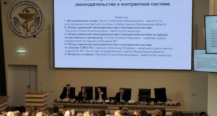 В Воронежской области подвели итоги февральской образовательной сессии для участников контрактной системы
