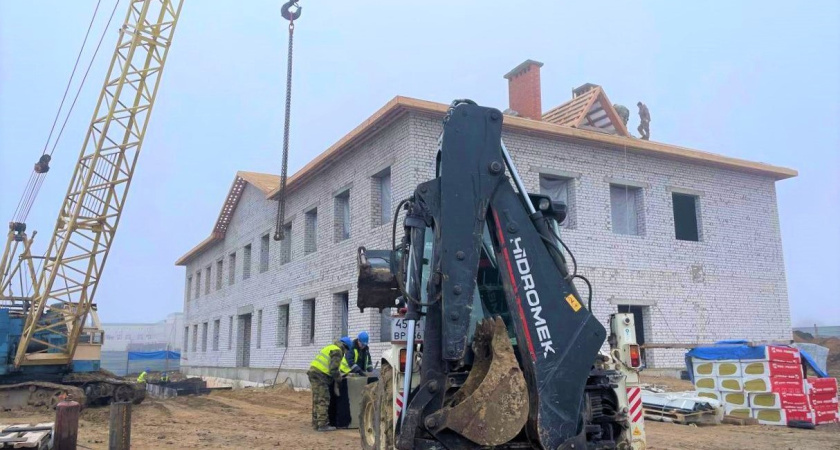 В Острогожском районе строится детская поликлиника на 150 посещений