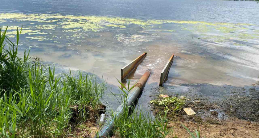 Росприроднадзор выявил несанкционированный сброс сточных вод в Воронежское водохранилище