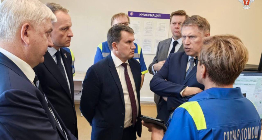 Министр Здравоохранения РФ посетил Воронежскую станцию скорой медицинской помощи