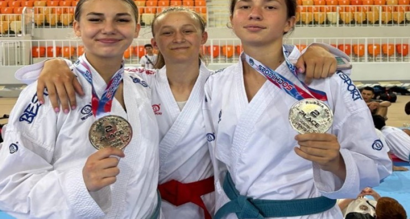 Воронежские каратисты взяли пять медалей соревнований в Краснодарском крае