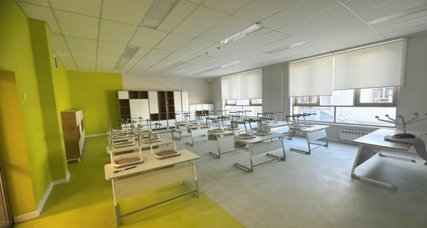 В новой школе Воронежа на 1500 учеников подготовили классы к учебному году