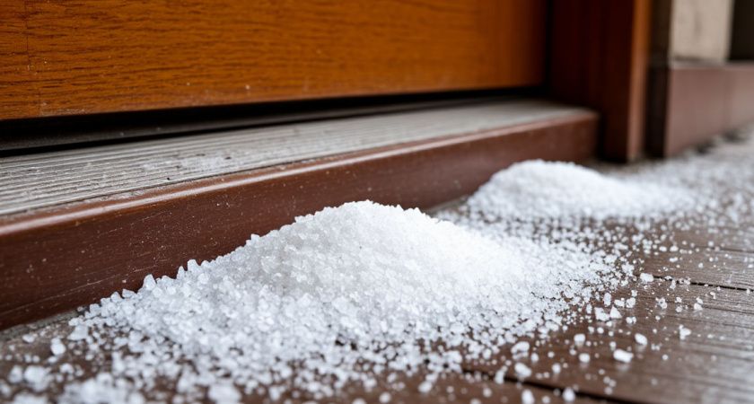 Посыпьте соль у порога и можете спать спокойно: вот почему наши бабушки оставляли её у двери