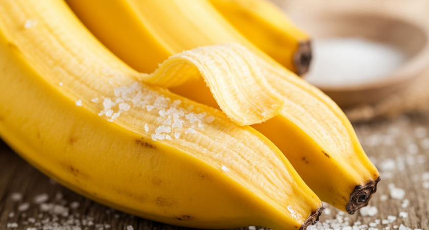 Банановую кожуру посыпаю солью — весь август не нарадуюсь своей смекалке: : гениальный лайфхак для ленивых