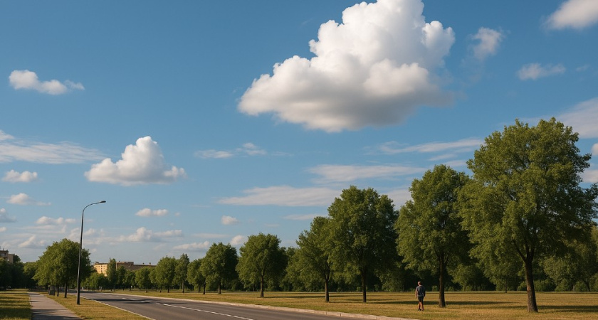 Переменная облачность без дождя ожидается в Воронеже 21 августа