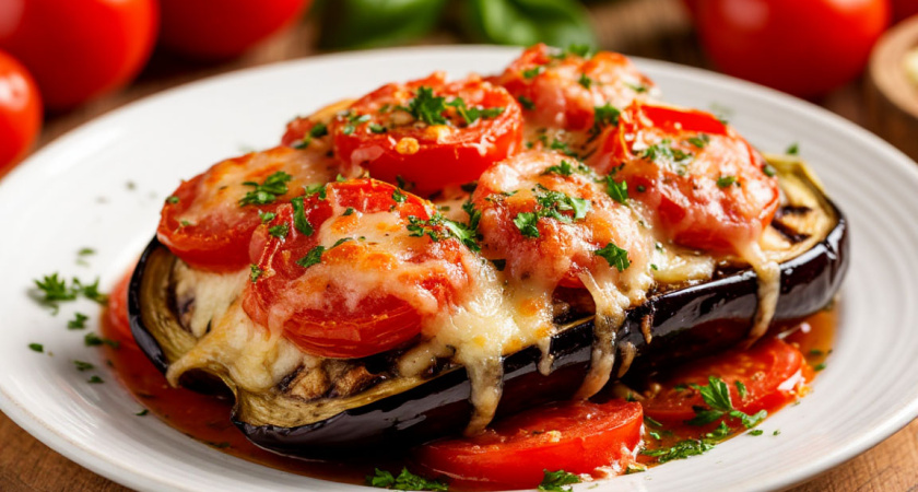 За 30 минут в духовке — сыр тянется, баклажаны тают во рту: как за полчаса превратить овощи в изысканное блюдо