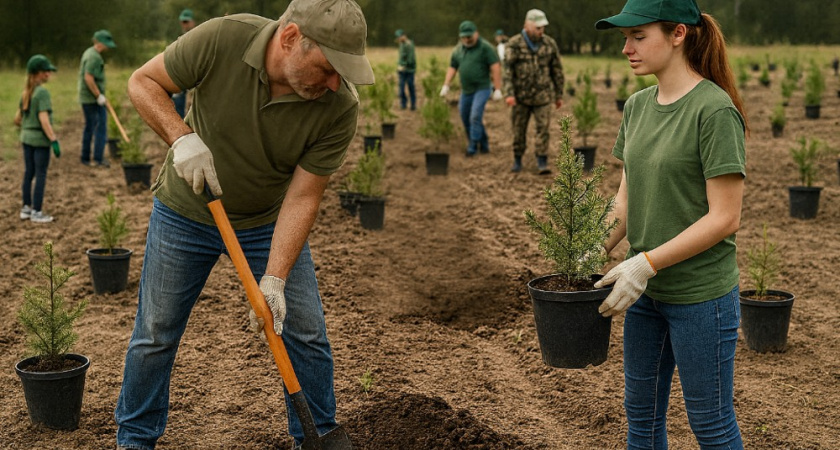 В Воронежской области этой осенью высадят более 45 тысяч деревьев